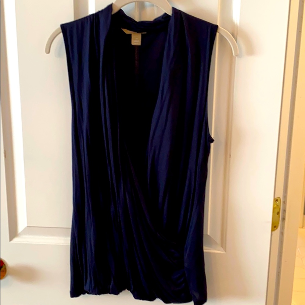 Banana Republic Navy Blouse